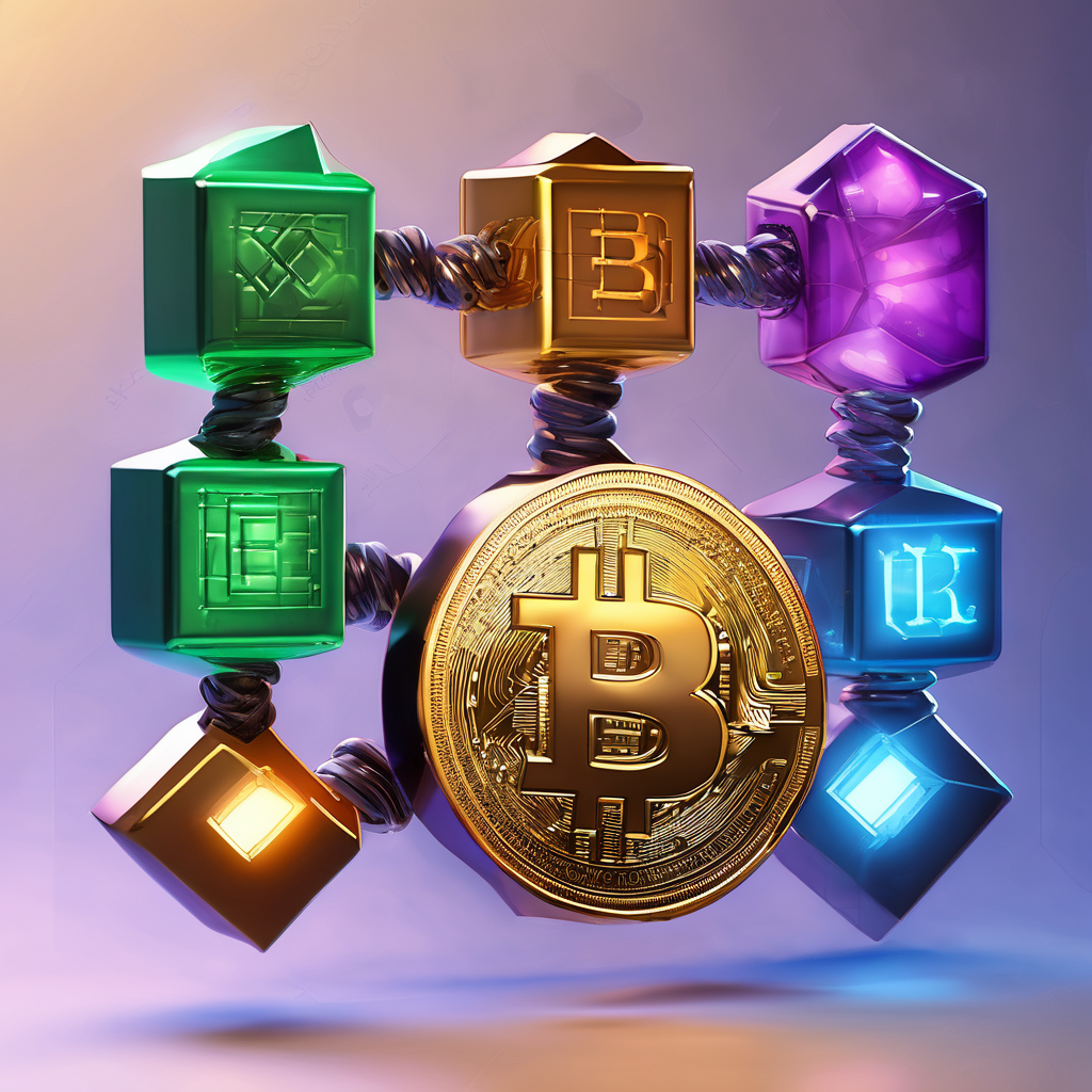 blockchain a kryptomeny - realistický obrázok pre článok