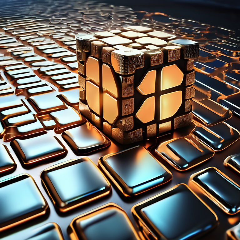 blockchain a kryptomeny - realistický obrázok pre článok